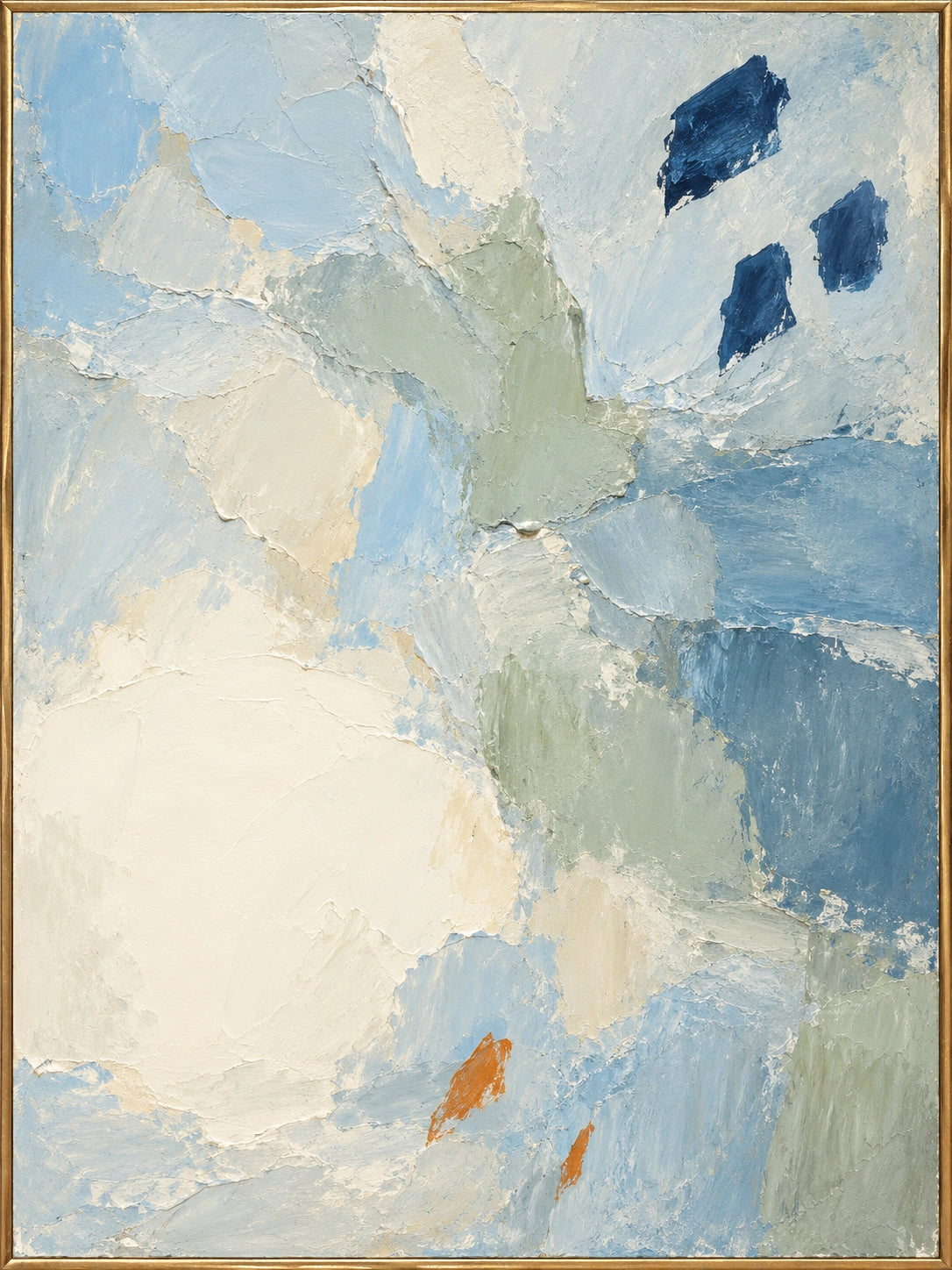 Morning Fragments — Abstract oil painting