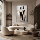 Quiet Companions — hand-painted oil painting on canvas