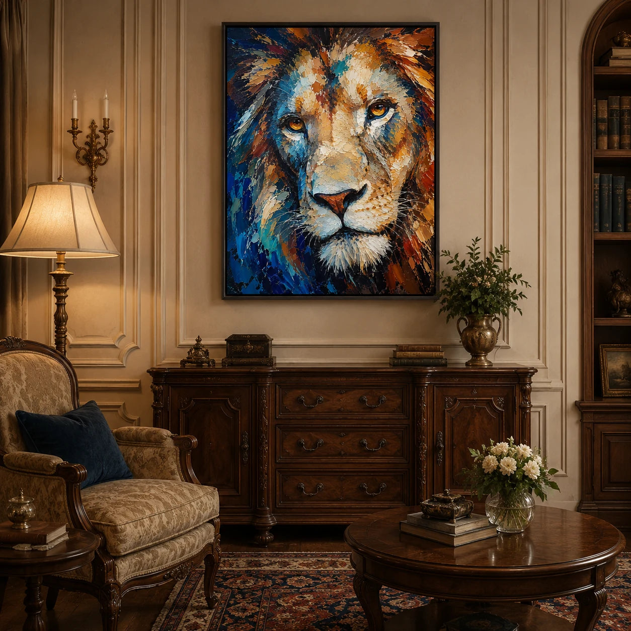 Sovereign - hand-painted horse oil painting on canvas by Realoilart