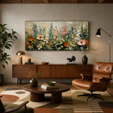 Mediterranean Meadow — hand-painted oil painting on canvas