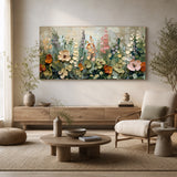 Mediterranean Meadow — hand-painted oil painting on canvas