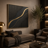 Onyx Ribbon - hand-painted oil painting on canvas by Realoilart