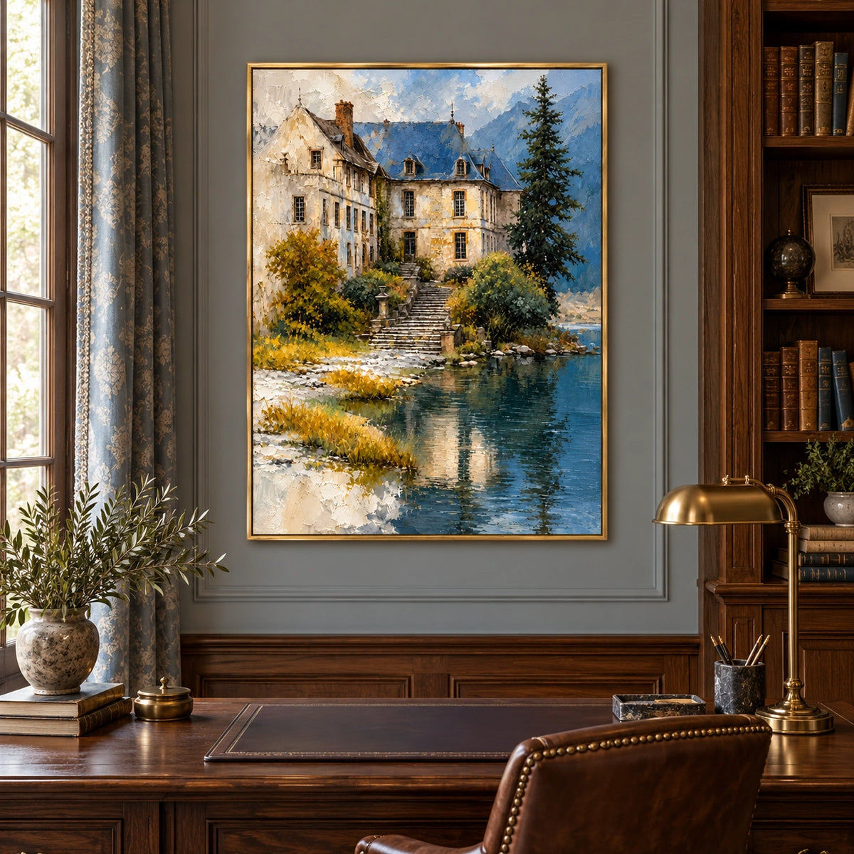 Lakeside Chateau - Front interior view