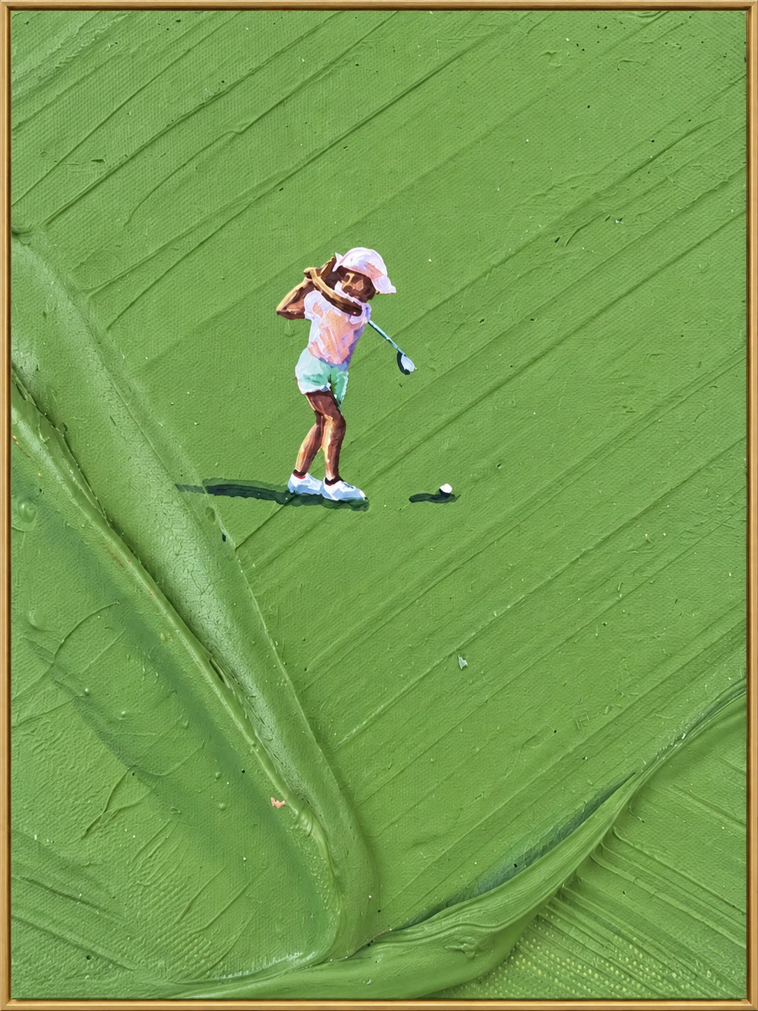 Fairway Moment - complete framed artwork