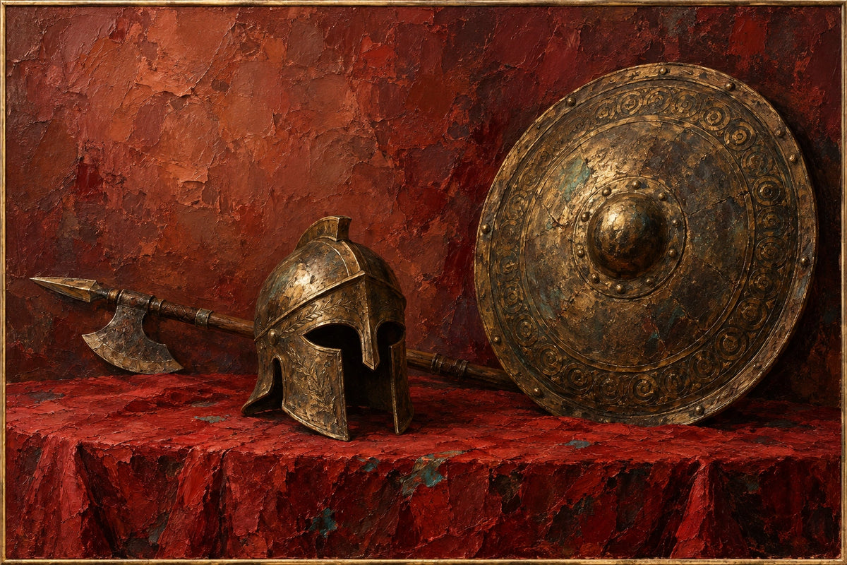 Bronze Repose — full artwork