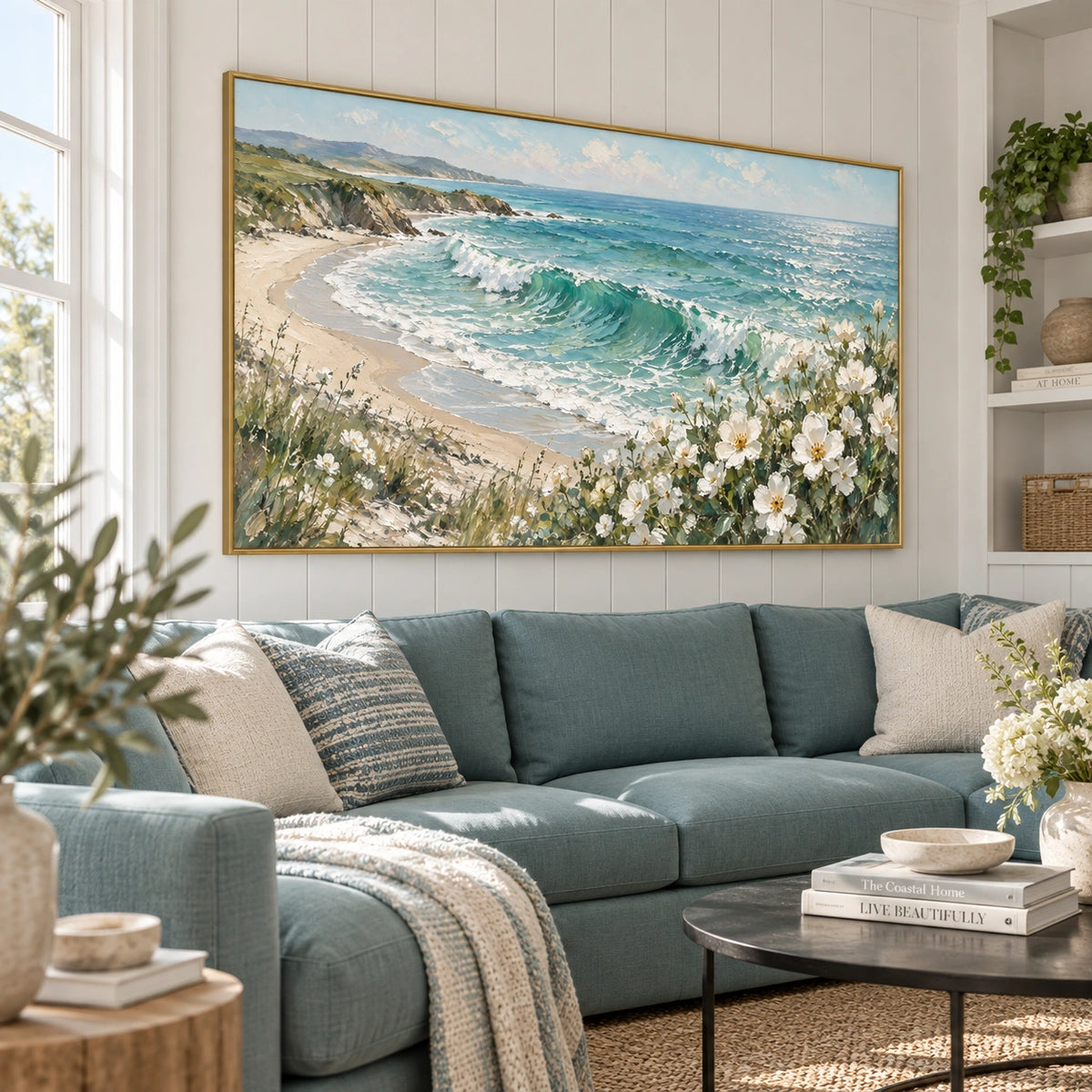 Seafoam Bloom — family_room, Left01