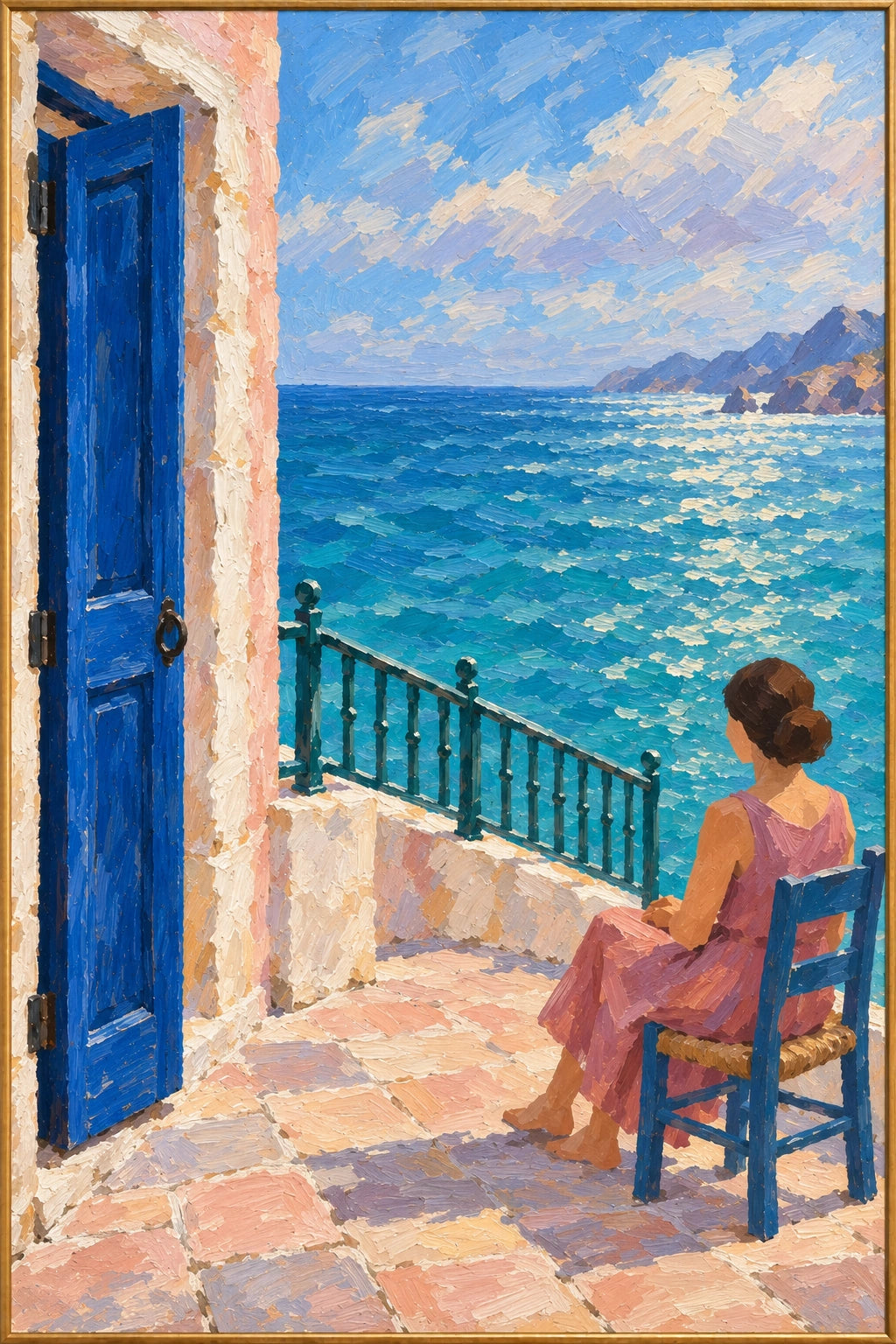 Toward the Blue — full artwork