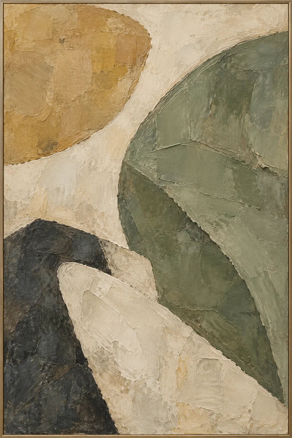 Stone and Sage — full hand-painted oil artwork
