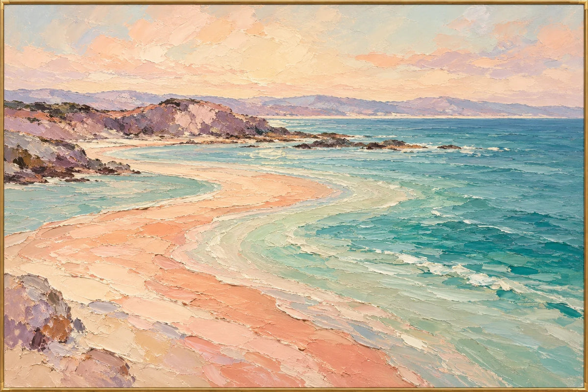 Pastel Tides — full hand-painted oil artwork
