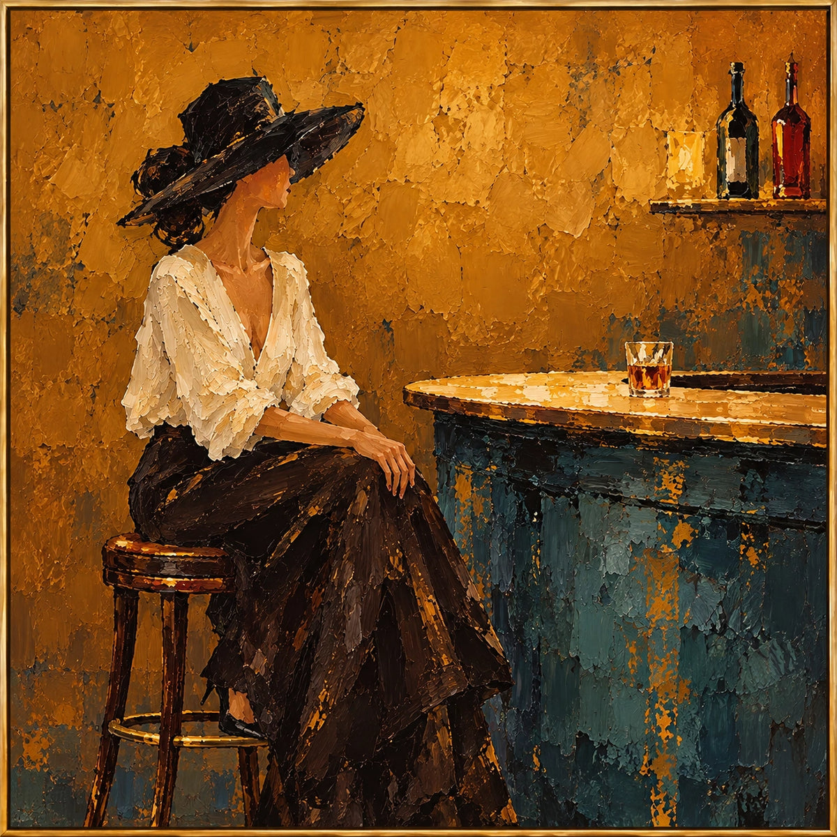 Amber Hour — Original artwork view