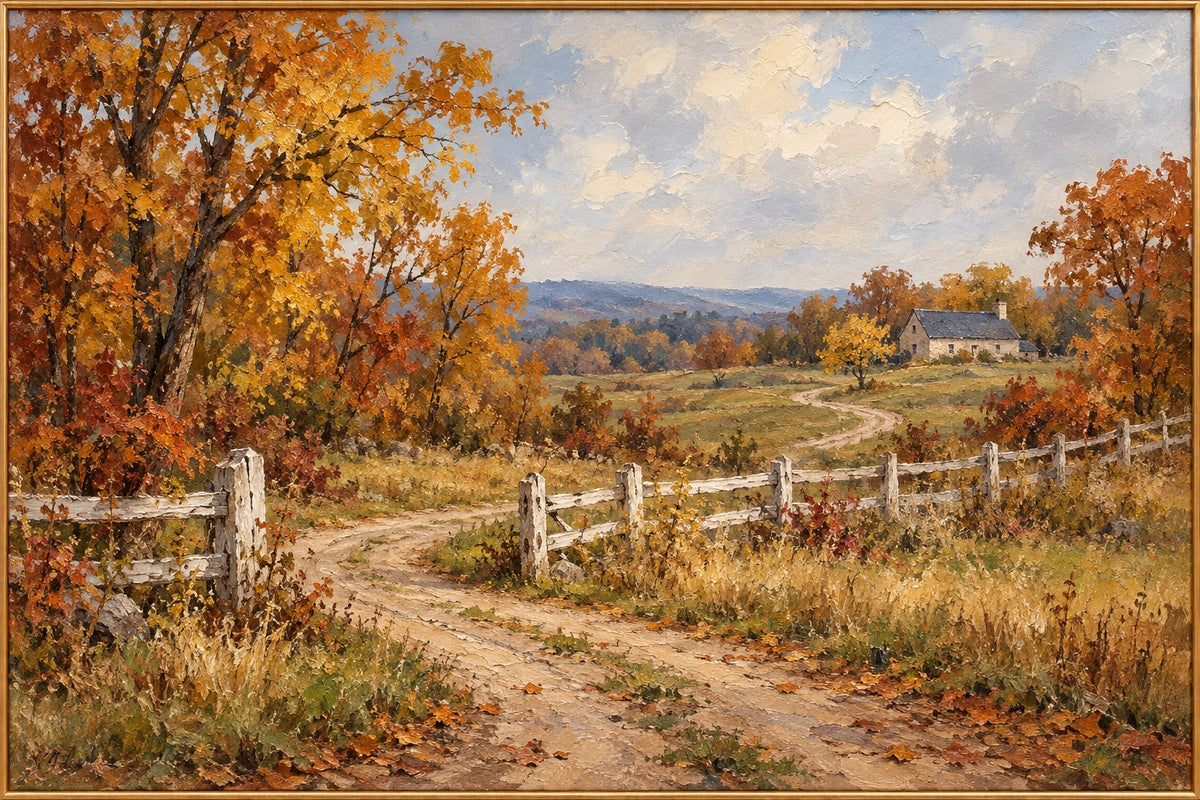 Beyond the Fence — Original artwork view