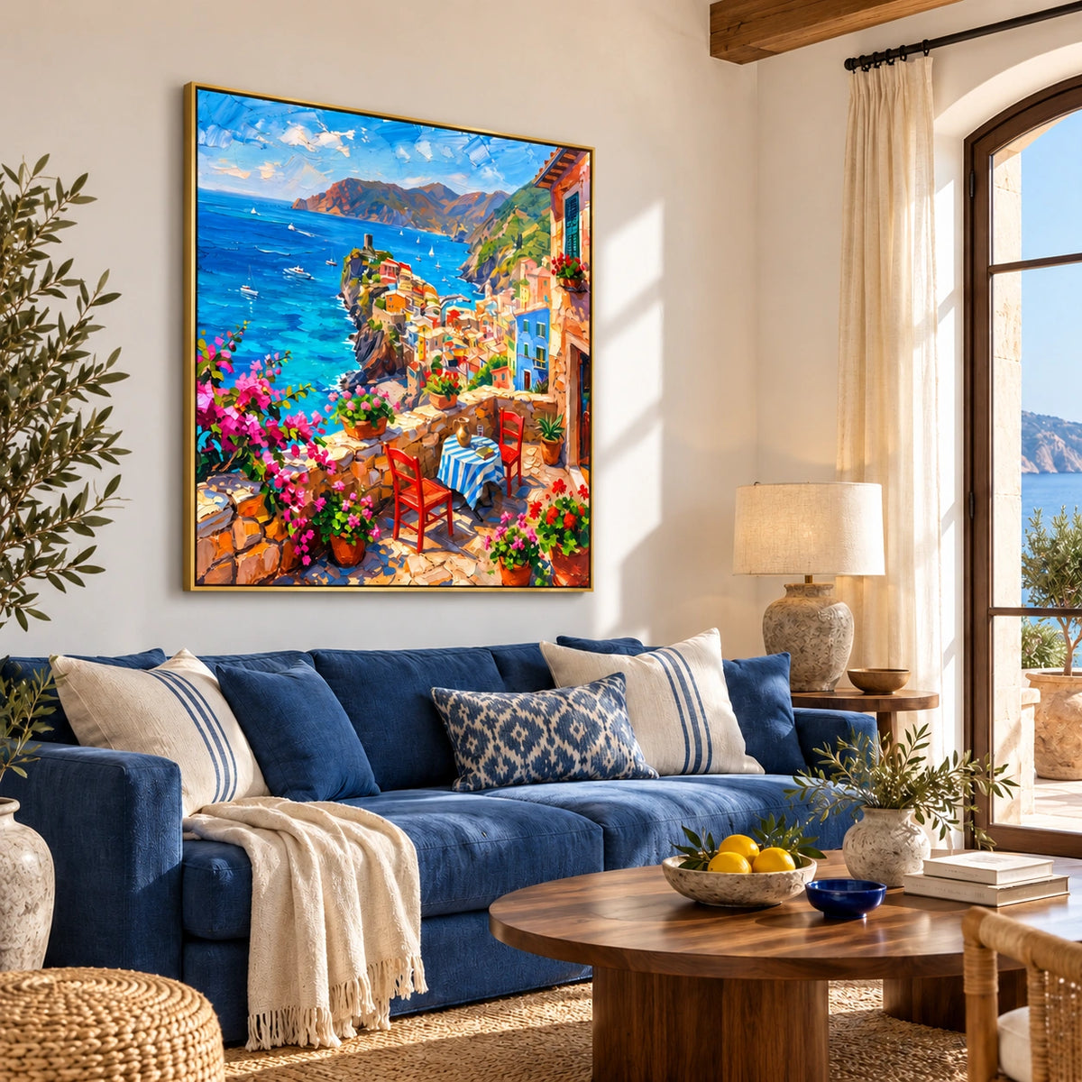 Sea for Two displayed in a Living room — Left01 room view