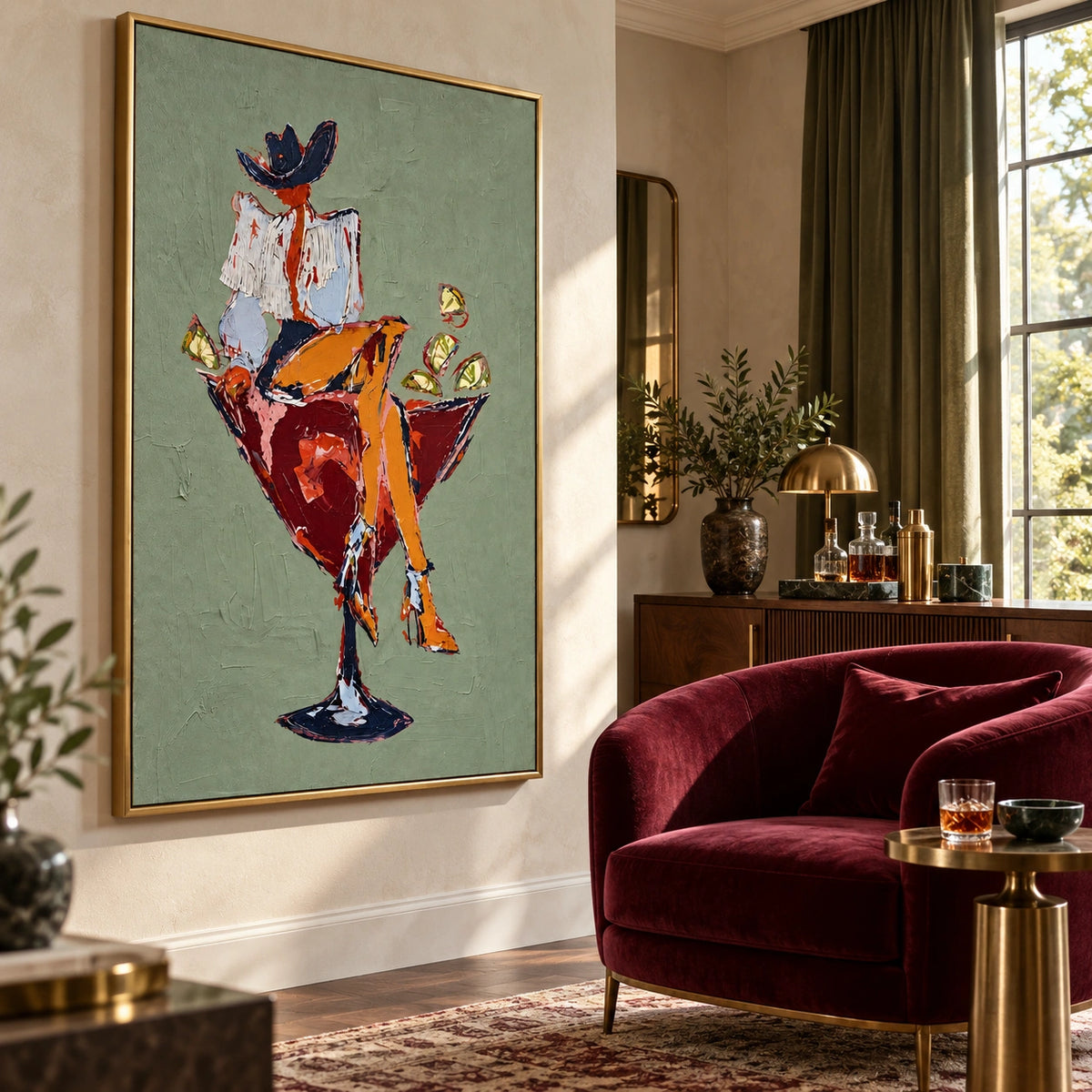Cocktail Muse displayed in Cocktail lounge - Left01 view