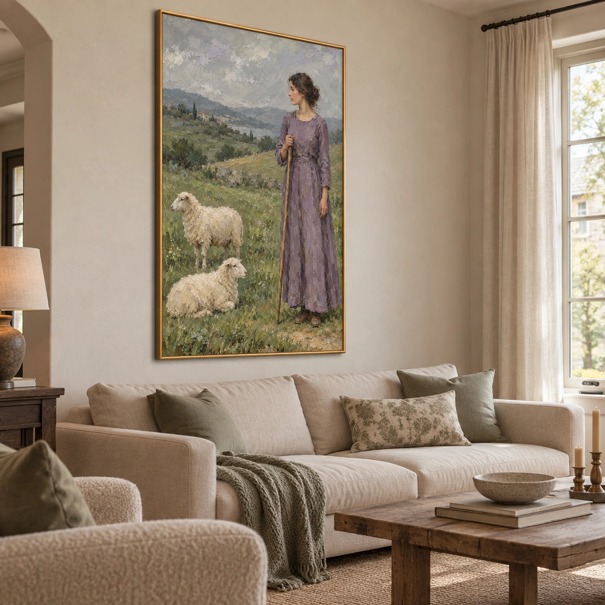 Violet Pastoral — living room, Left01