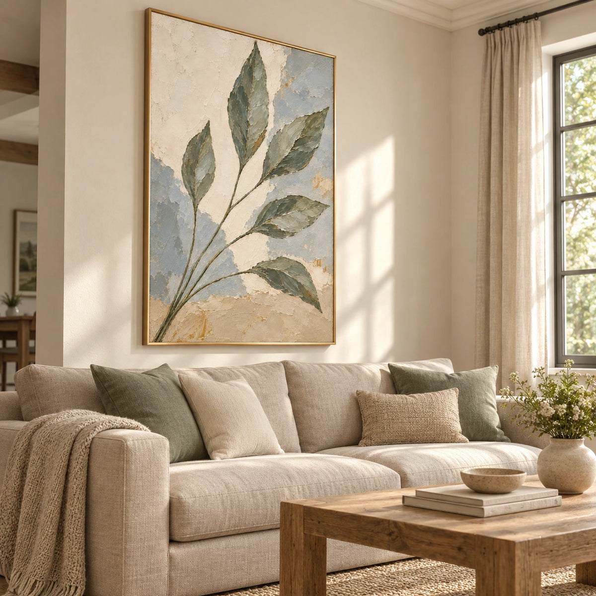 Leaves Above Sand — living room, Left01