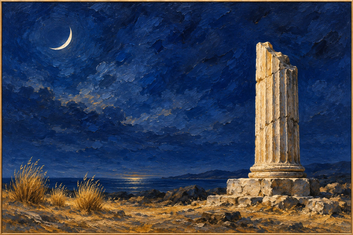 Moonlit Ruins — full artwork