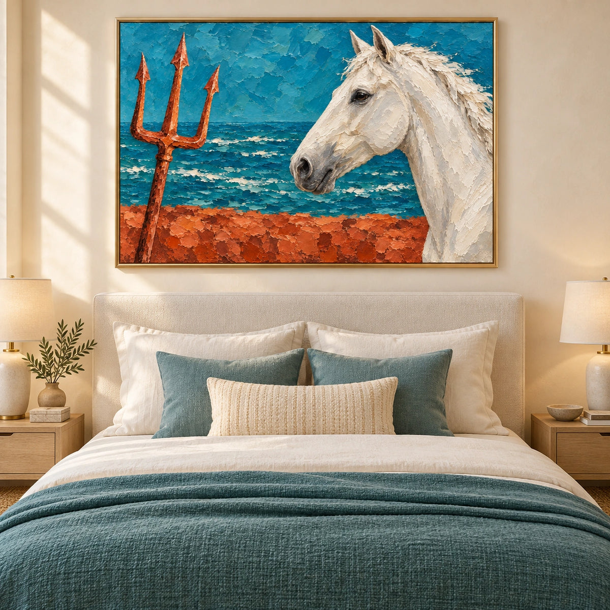 Beyond the Trident — bedroom, Front