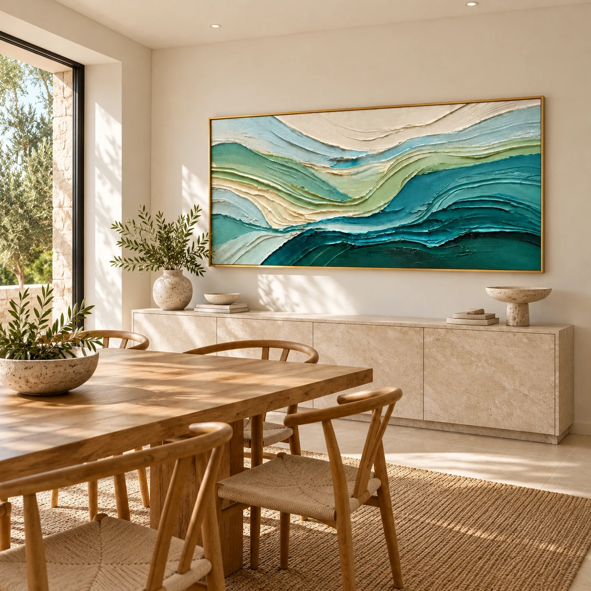 591 scene 5 right corrected framed artwork