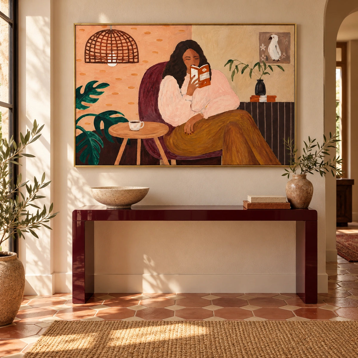 Quiet Pages — Front interior scene