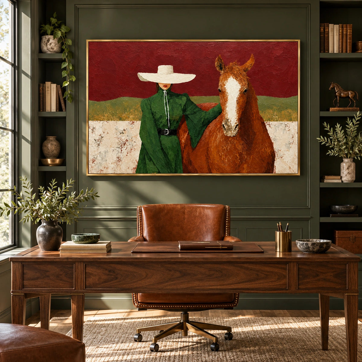 Scarlet Companion — Front interior scene