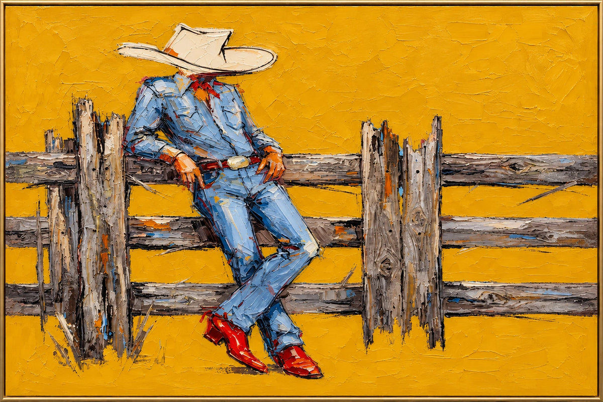 Golden Repose — framed artwork front view