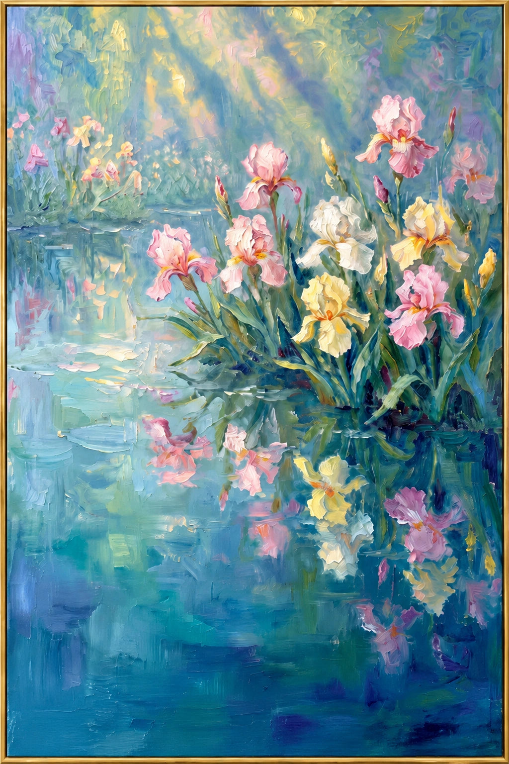 Iris Reverie — framed artwork front view