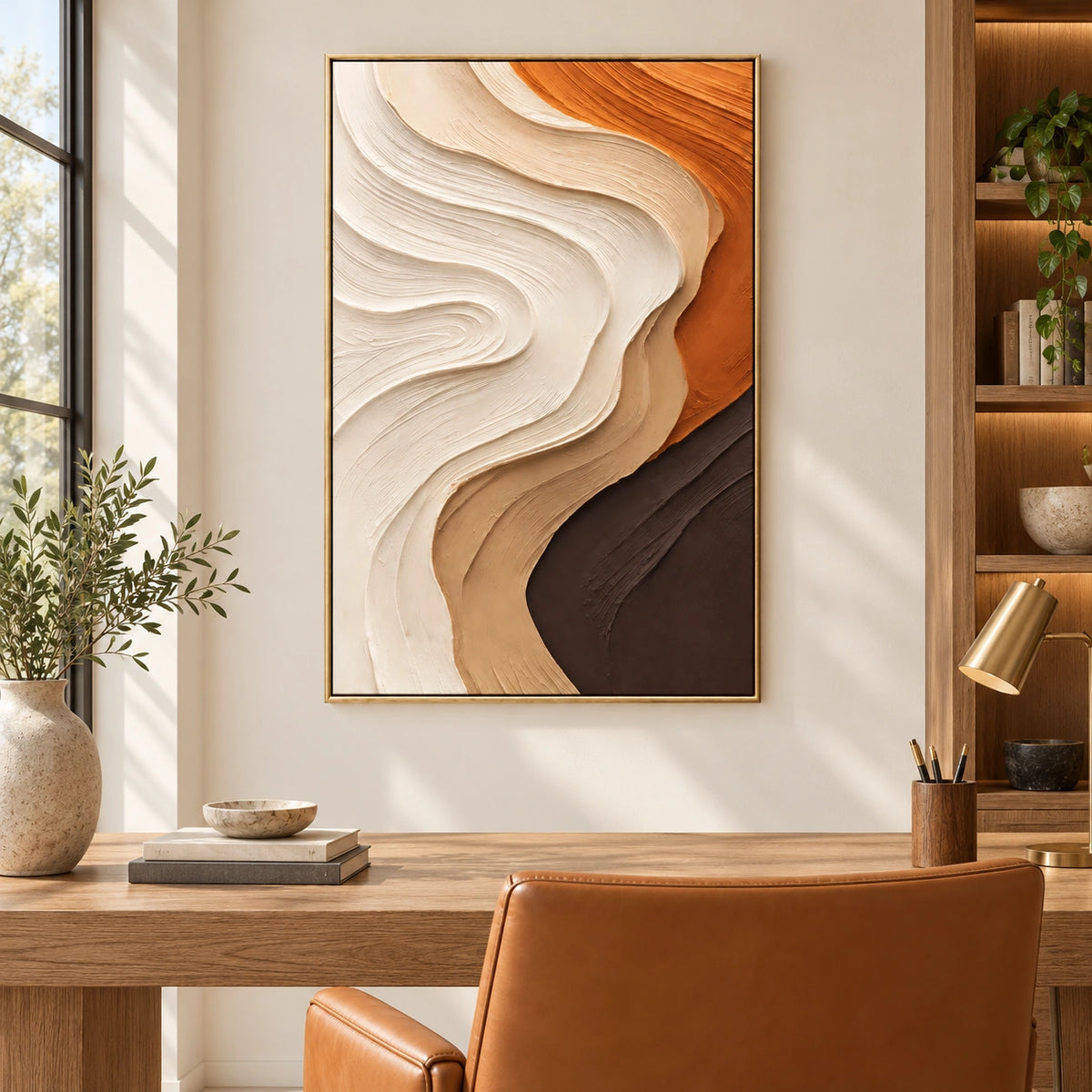 Warm Contours — Front interior scene