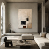 Quiet Framework — hand-painted oil painting on canvas
