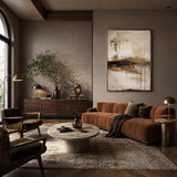 Faded Horizon — hand-painted oil painting on canvas
