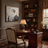 Eagle Watch - hand-painted oil painting on canvas