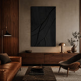 Shadow Rhythm — hand-painted oil painting on canvas