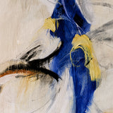 Countercurve detail showing cobalt and yellow forms
