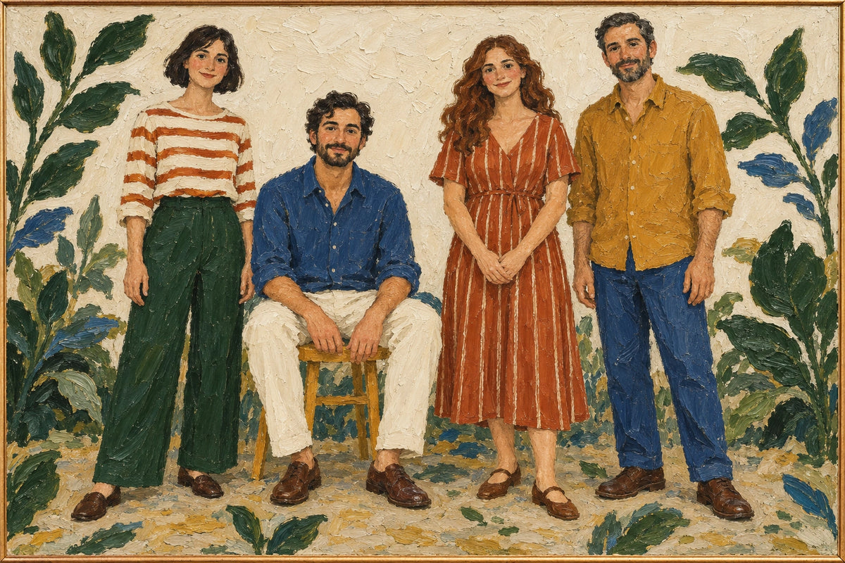 Garden Kinship — Figurative oil painting