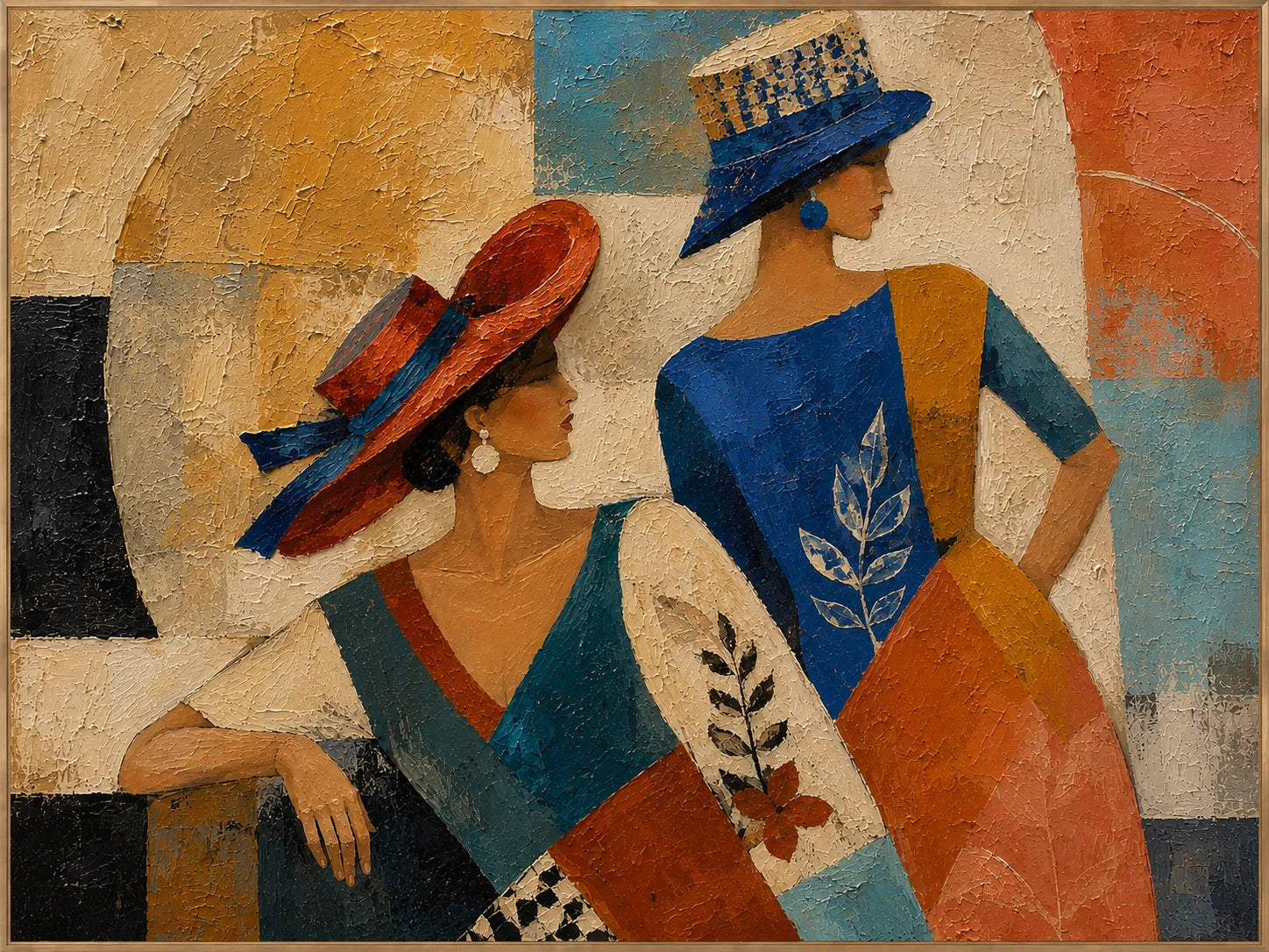 Painted Sisters - artwork front view