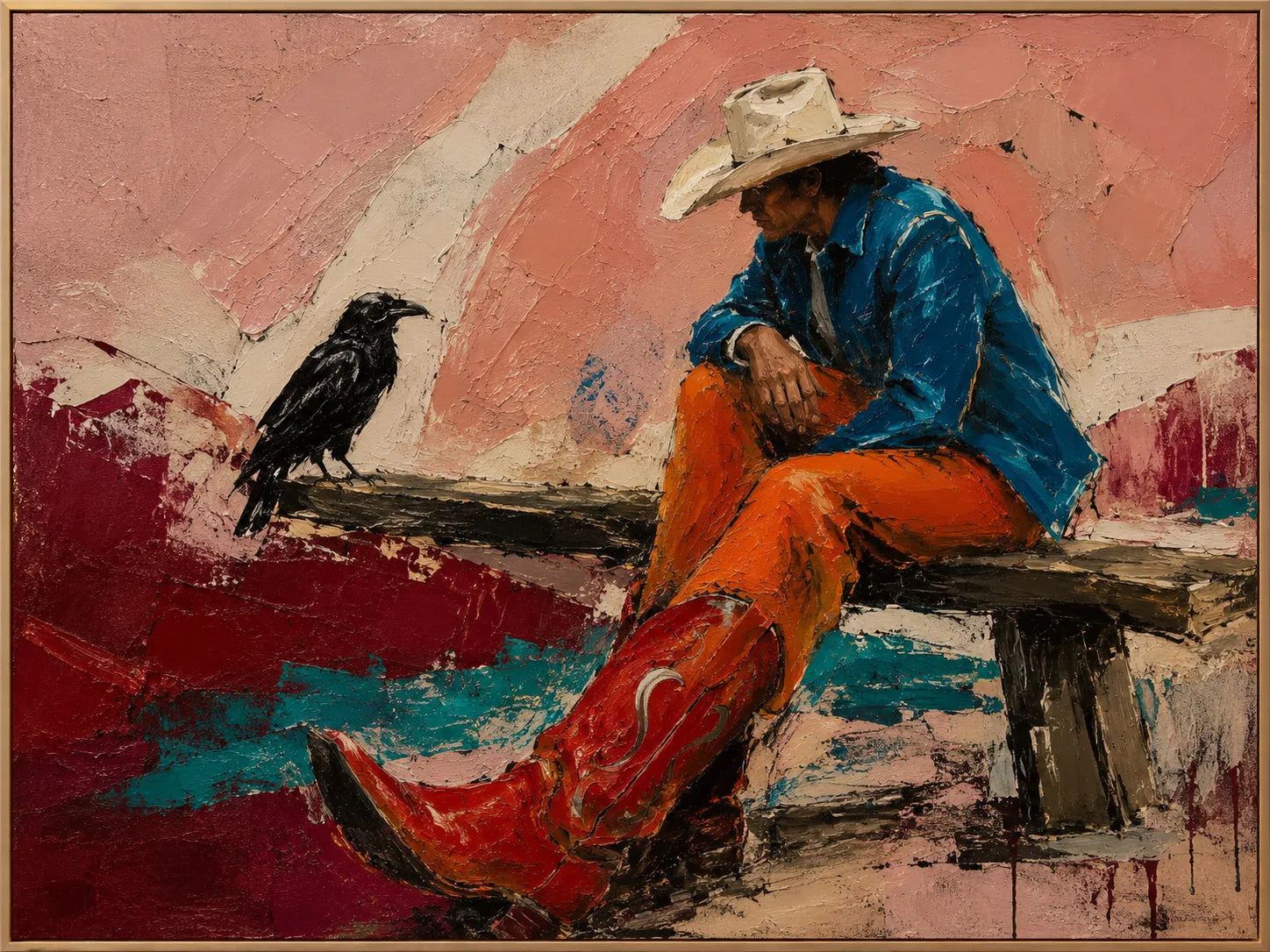 Desert Conversation - artwork front view