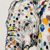 Ivory Memory - hand-painted oil painting on canvas