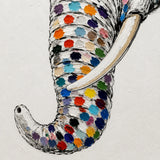 Ivory Memory - hand-painted oil painting on canvas