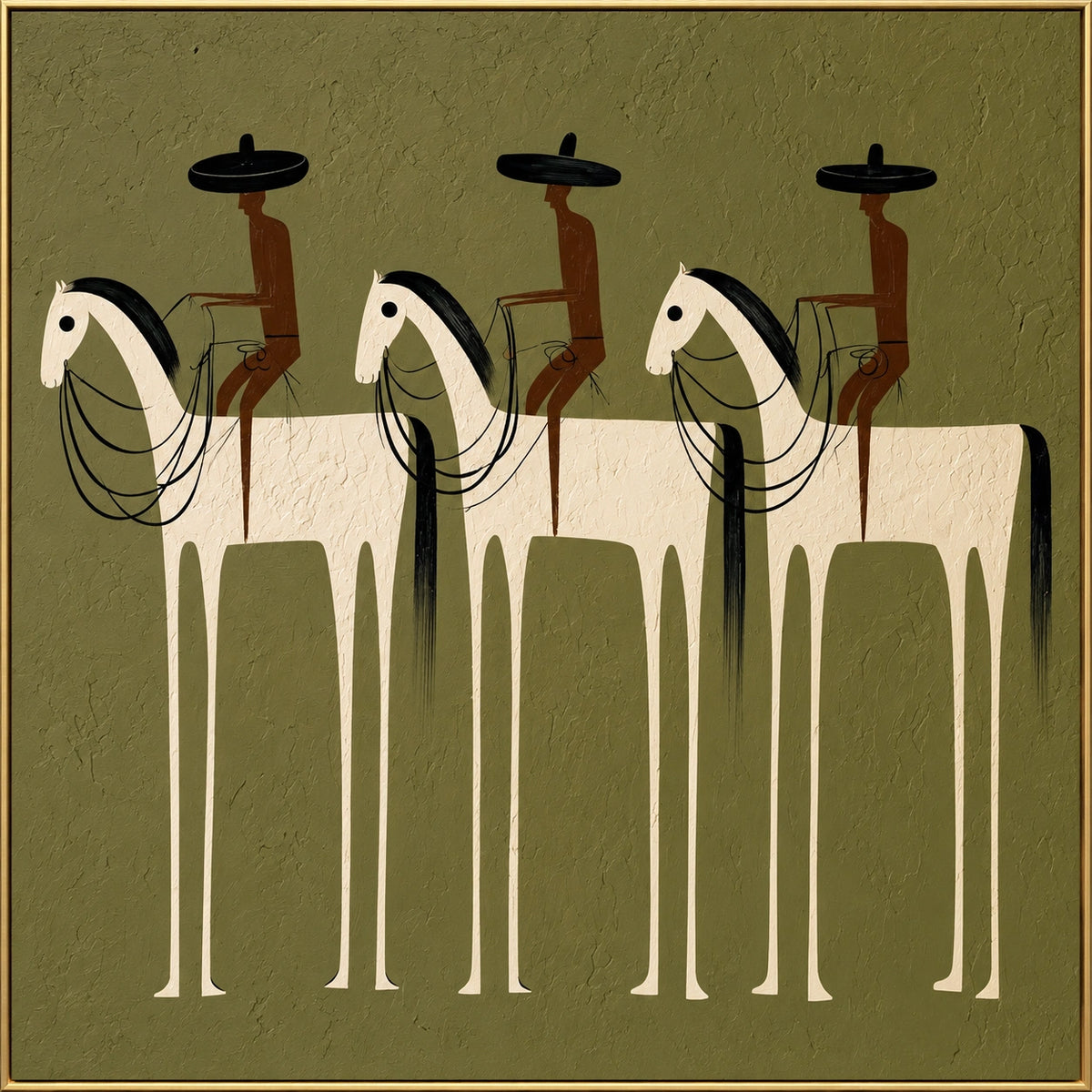 Ivory Procession - Original