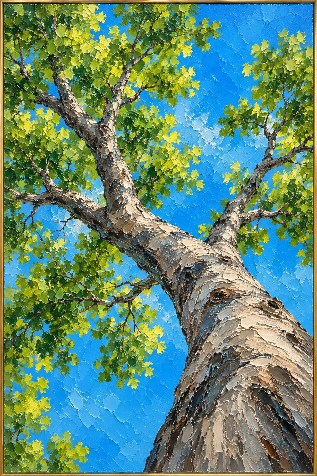 Looking Up — Landscape oil painting