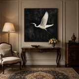 Lunar Flight - hand-painted oil painting on canvas