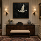 Lunar Flight - hand-painted oil painting on canvas