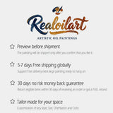 Realoilart hand-painted oil painting, quality and process