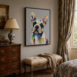 Prism Pup - hand-painted oil painting on canvas