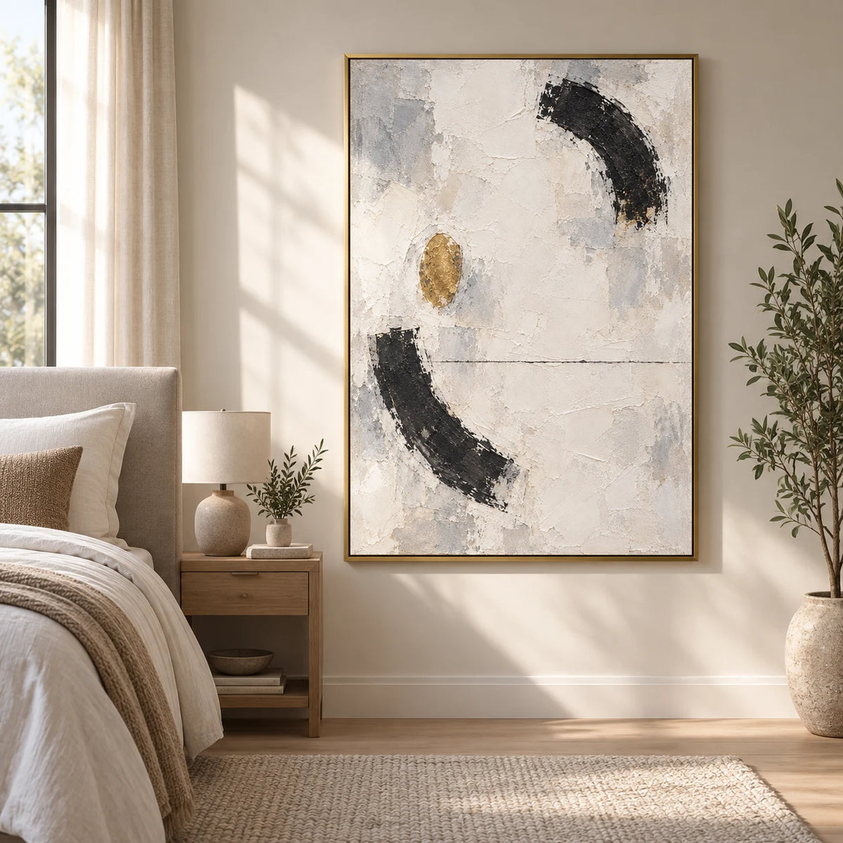 Unwritten Arc oil painting - bedroom front view