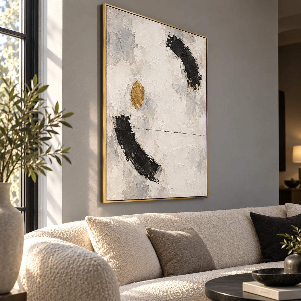 Unwritten Arc oil painting - living room view
