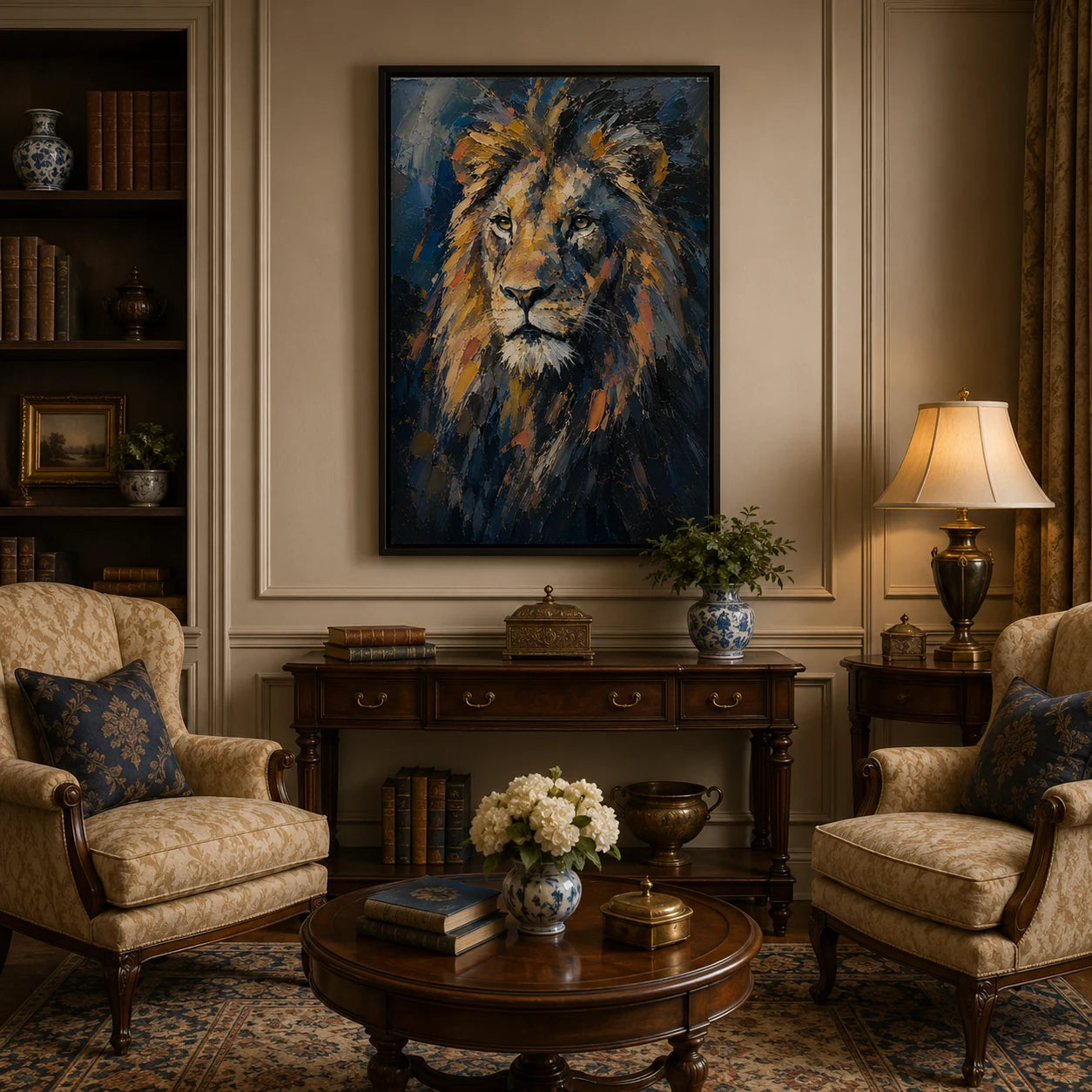 Regent - hand-painted horse oil painting on canvas by Realoilart