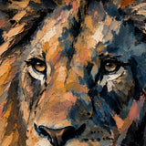 Shadow Mane - hand-painted oil painting on canvas
