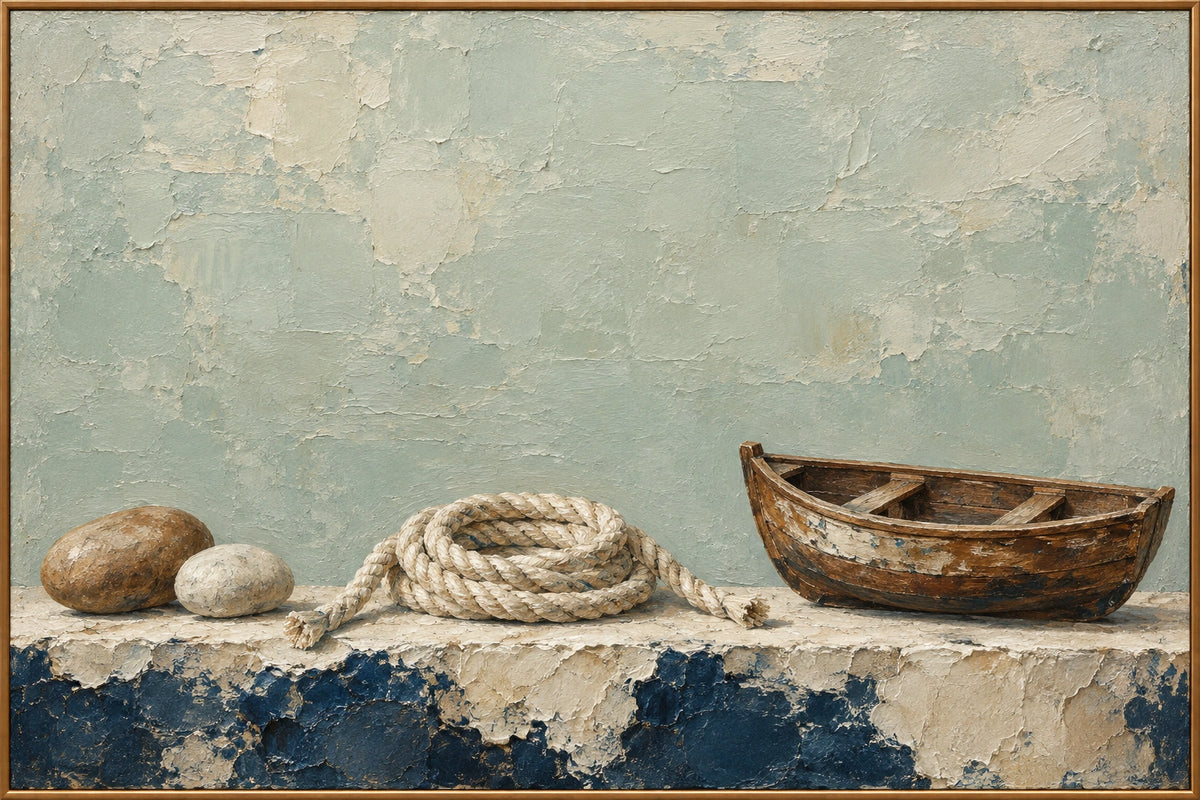Shore Keepsakes — Still Life oil painting