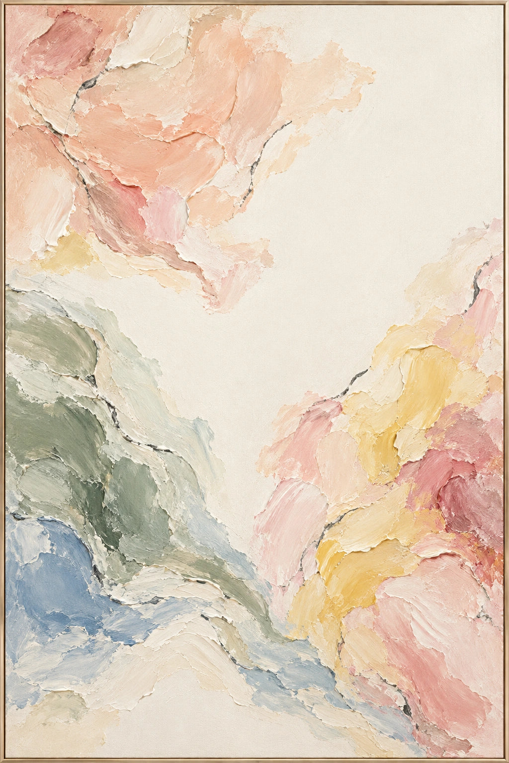 Colors of Air — Abstract oil painting