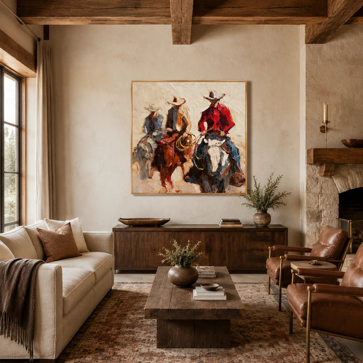 Three Across the Range - styled interior preview 1